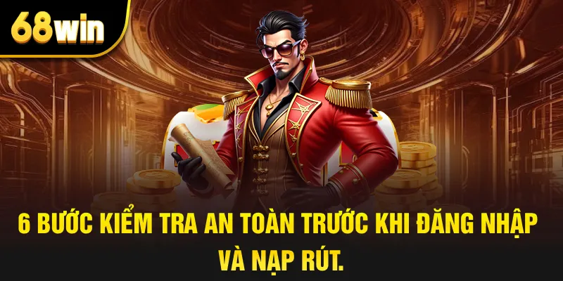 6 bước kiểm tra an toàn trước khi đăng nhập và nạp rút.